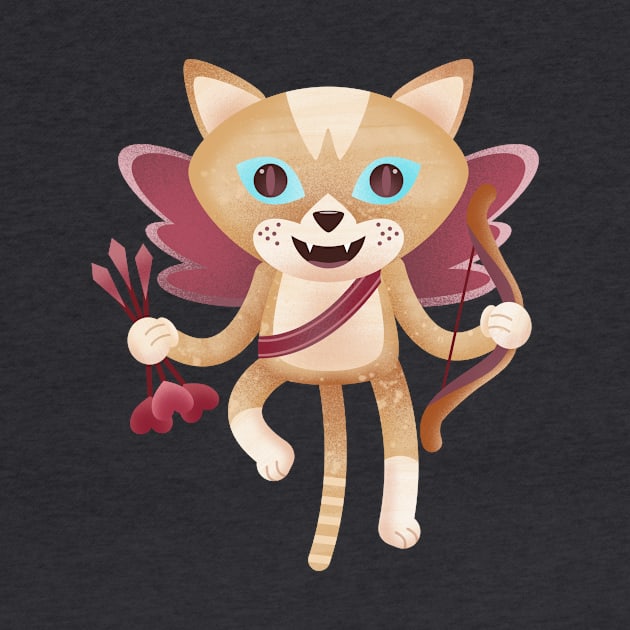 Cupid Cat by pencildog